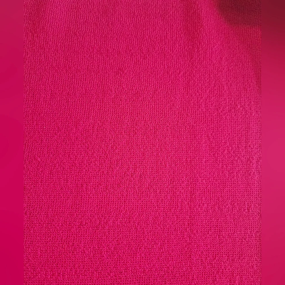 Hot Pink Ribbed Racerback Tank Top - Picture 5 of 6